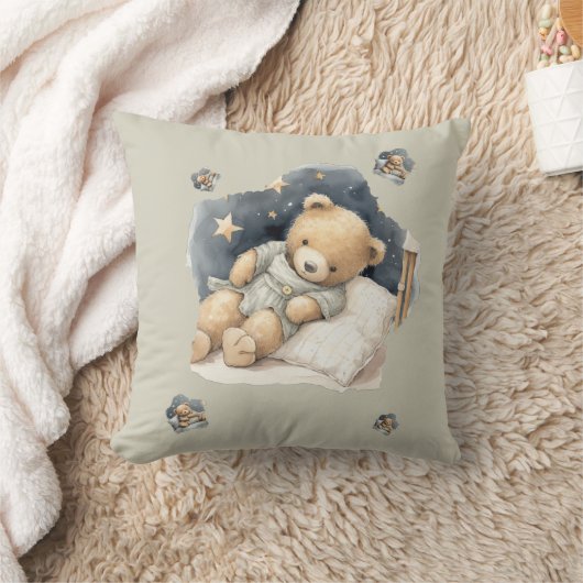 Sleepy Bear Kussen (Deken)