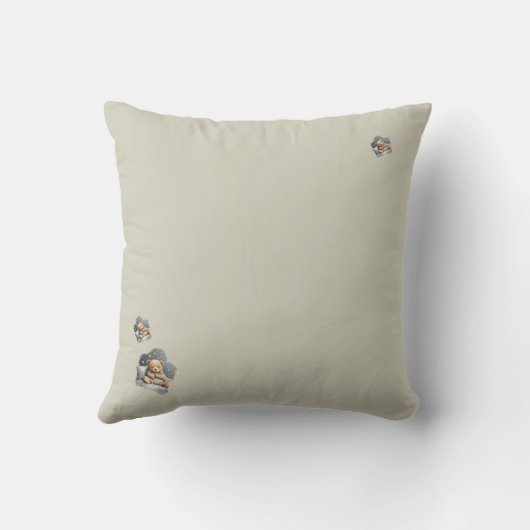 Sleepy Bear Kussen (Achterkant)