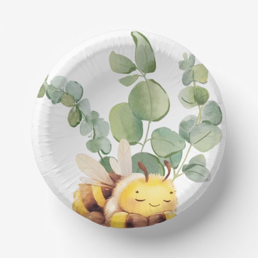 Sleepy Bee Bowls Papieren Kommen (Voorkant)