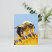 Sleepy Bee Briefkaart (Staand voorkant)