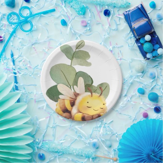 Sleepy Bee Paper Bord (Feest)