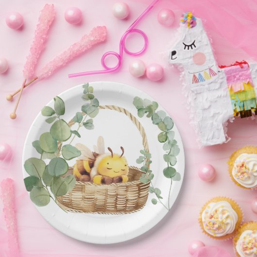 Sleepy Bee Paper Bord (Feest)