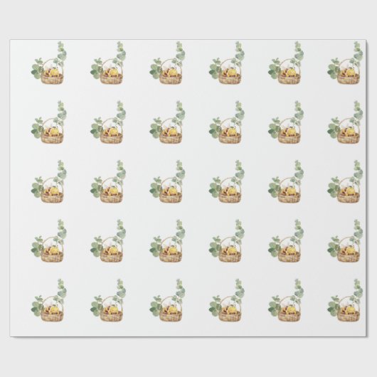Sleepy Bee Wrapping Paper Cadeaupapier (Vlak)