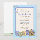 Sleepy Beer 5x7 Baby shower Uitnodiging (Voorkant / Achterkant)