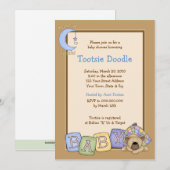 Sleepy Beer 5x7 Baby shower Uitnodiging (Voorkant / Achterkant)