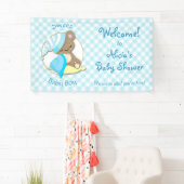 Sleepy Beer Baby Boy Shower Spandoek (Insitu)