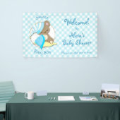 Sleepy Beer Baby Boy Shower Spandoek (Beurs)