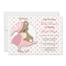 Sleepy Beer Baby Girl Shower