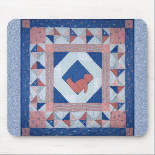 Sleepy Beer Quilt Muismat