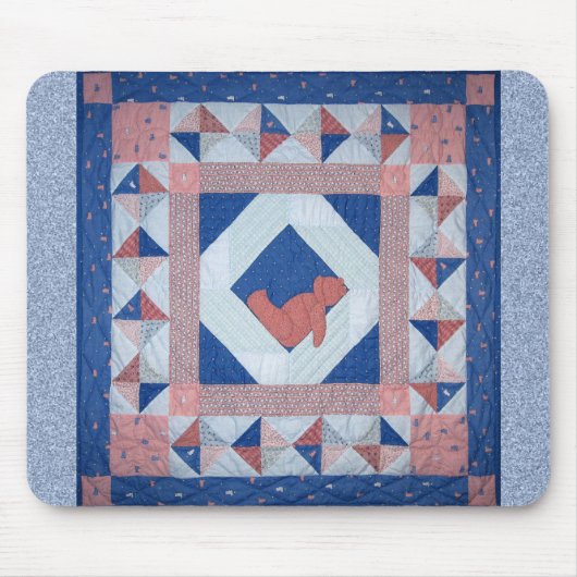 Sleepy Beer Quilt Muismat (Voorkant)