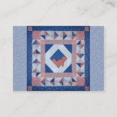 Sleepy Beer Quilt Visitekaartje (Achterkant)