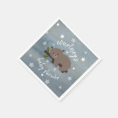 Sleepy Beer Stars + Waterverf Baby shower Servetten (Hoek)