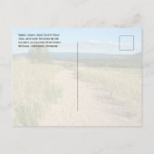 Sleepy Beer Trail Lake Superior, Sleepy Beer Duine Briefkaart (Achterkant)