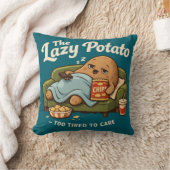 Sleepy Beige Cartoon Potato Sofa Comfort Design Kussen (Deken)