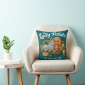 Sleepy Beige Cartoon Potato Sofa Comfort Design Kussen (Stoel)