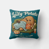 Sleepy Beige Cartoon Potato Sofa Comfort Design Kussen (Achterkant)