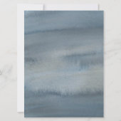 Sleepy Beren welp Baby shower 6,5" x 8,75" Kaart (Achterkant)