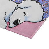 Sleepy Bichon Snijplank (Hoek)