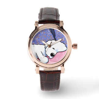 Sleepy Bichon Watch Horloge