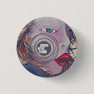 Sleepy Birds Studio Button 2