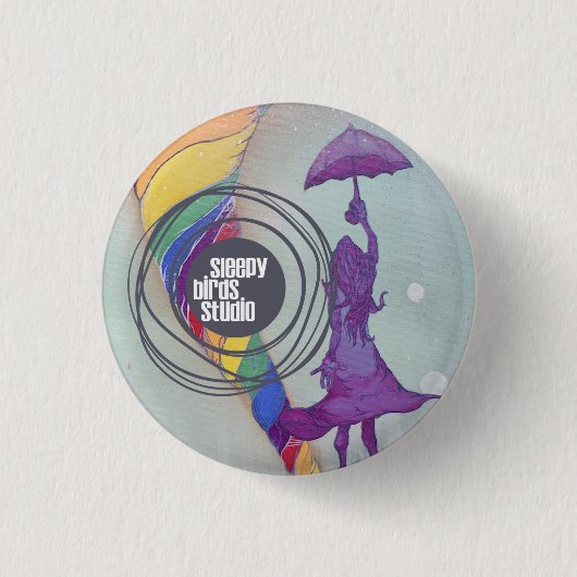 Sleepy Birds Studio Button 3 (Voorkant)