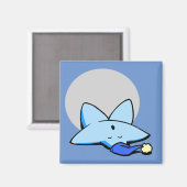 Sleepy Blue Star Magnet (Voorkant / Achterkant)