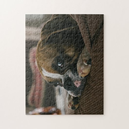 Sleepy Boxer Dog Legpuzzel (Verticaal)