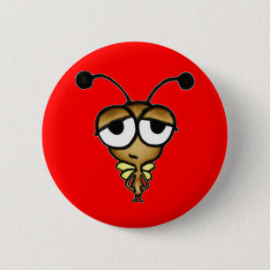 Sleepy Bug Ronde Button 5,7 Cm