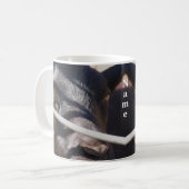 Sleepy Bull Boerderij Animal Personalized Koffiemok (Voorkant links)