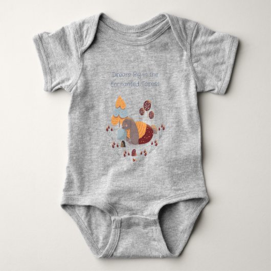Sleepy Bunny Genderneutraal schattig Romper (Voorkant)