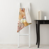 "Sleepy Bunny Kids Blanket – Cozy Repeated Rabbit Sherpa Deken (In situ)