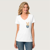 Sleepy Bunny Pocket T-shirt (Voorkant volledig)