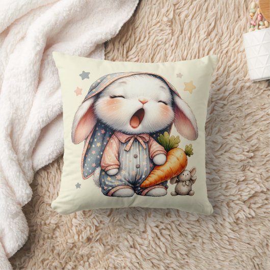 Sleepy Bunny Rabbit Sierkussen (Deken)