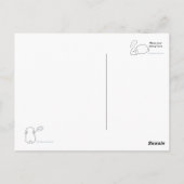 Sleepy Bunny Stewie Briefkaart (Achterkant)