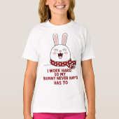 Sleepy Bunny T-shirt – Gezellig minimalistisch kon (Voorkant)