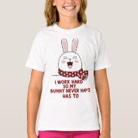 Sleepy Bunny T-shirt – Gezellig minimalistisch kon