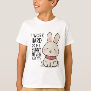 Sleepy Bunny T-shirt – Gezellig minimalistisch kon