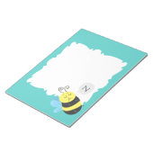 Sleepy Cartoon Bumblebee Notitieblok (Schuin)