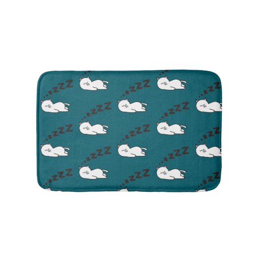 Sleepy cat badmat (Voorkant)