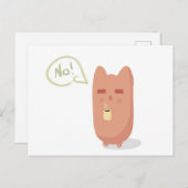 Sleepy Cat Briefkaart (Voorkant / Achterkant)