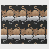 Sleepy Cat Cadeaupapier (Vlak)