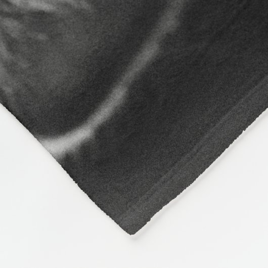 Sleepy Cat Face Photograpy Fleece Deken (Hoek)