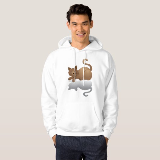 Sleepy Cat Hoodie (Voorkant volledig)