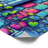 Sleepy Cat in Window Sill Air Art Poster (Hoek)