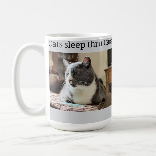 Sleepy Cat Koffiemok (Links)