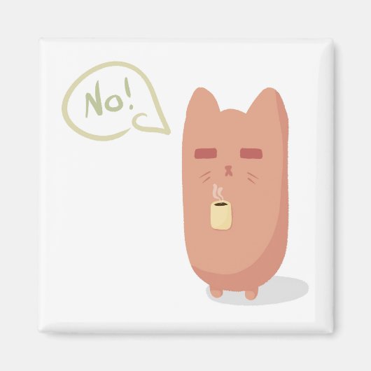 Sleepy Cat Magneet (Voorkant)