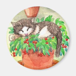 Sleepy Cat Magneet
