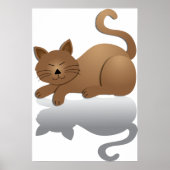 Sleepy Cat Poster (Voorkant)
