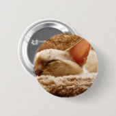 Sleepy Cat Ronde Button 5,7 Cm (Voorkant /achterkant)