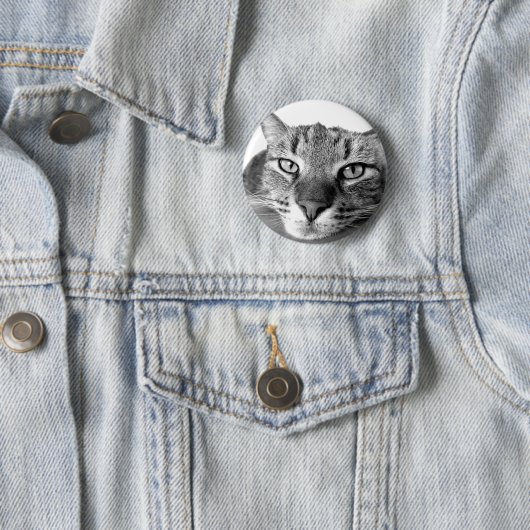 Sleepy Cat Ronde Button 5,7 Cm (In situ)